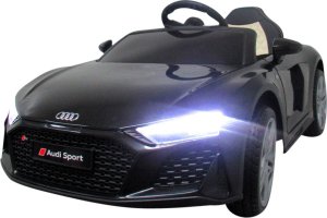 Audi AUDI R8 Sport Czarny Auto na akumulator EVA Skóra pilot 1