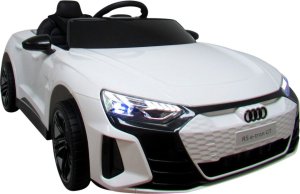 Audi AUDI E-Tron GT Biały Auto na akumulator EVA Skóra pilot 1