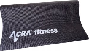 Acra Mata ACRA Fitness do Ćwiczeń Jogi 4 mm Czarna 2