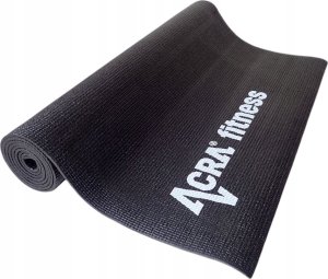 Acra Mata ACRA Fitness do Ćwiczeń Jogi 4 mm Czarna 3