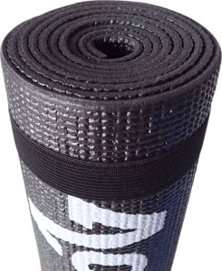 Acra Mata ACRA Fitness do Ćwiczeń Jogi 4 mm Czarna 4