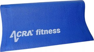 Acra Mata ACRA Fitness do Ćwiczeń Jogi 4 mm Niebieska 2