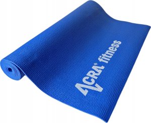 Acra Mata ACRA Fitness do Ćwiczeń Jogi 4 mm Niebieska 3