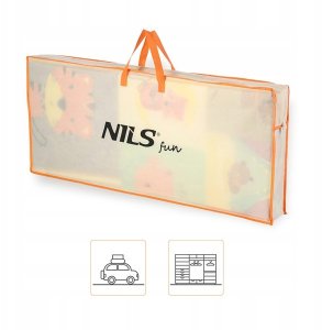 NILS Fun MD04 MATA DZIECIĘCA SKŁADANA ZOO 195x180CM NILS FUN 15