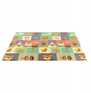 NILS Fun MD04 MATA DZIECIĘCA SKŁADANA ZOO 195x180CM NILS FUN 9