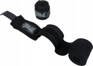 Everlast Owijki Taśmy Bandaże Bokserskie Czarne Oddychające Solidne EVERLAST 305 cm 3