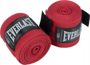 Everlast Owijki Taśmy Bandaże Bokserskie Czerwone Oddychające Solidne EVERLAST 305cm 2