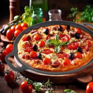 Patelnia Orion grillowa Żeliwna 35cm 3