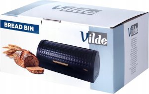 Chlebak Vilde Chlebak Pojemnik na Pieczywo Chleb Metalowy Czarny VILDE 38 x 28,5 x 18 cm 11