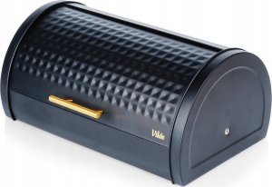 Chlebak Vilde Chlebak Pojemnik na Pieczywo Chleb Metalowy Czarny VILDE 38 x 28,5 x 18 cm 2