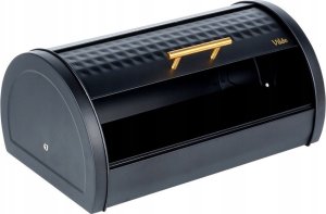 Chlebak Vilde Chlebak Pojemnik na Pieczywo Chleb Metalowy Czarny VILDE 38 x 28,5 x 18 cm 4