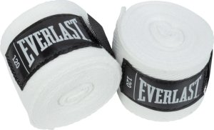 Everlast Owijki Taśmy Bandaże Bokserskie Białe Oddychające Solidne EVERLAST 305 cm 2