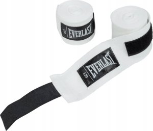 Everlast Owijki Taśmy Bandaże Bokserskie Białe Oddychające Solidne EVERLAST 305 cm 3
