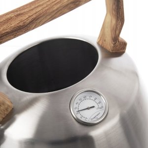 Orion Czajnik na Gaz Indukcja z Gwizdkiem Termometrem Stalowy Solidny ORION 3,2 L 7