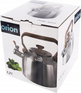 Orion Czajnik na Gaz Indukcja z Gwizdkiem Termometrem Stalowy Solidny ORION 3,2 L 9