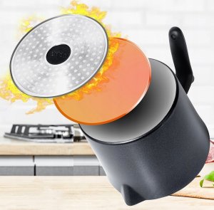 Orion Garnek do Gotowania Mleka Indukcja z Uchwytem Wylewką Granitowy ORION 2,2 l 5