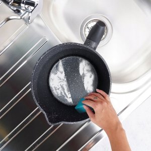 Orion Garnek do Gotowania Mleka Indukcja z Uchwytem Wylewką Granitowy ORION 2,2 l 6