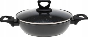 Edenberg GARNEK Niski Płaski MARMUROWY 28cm WOK 3,7l Indukcja Gaz 7464 1