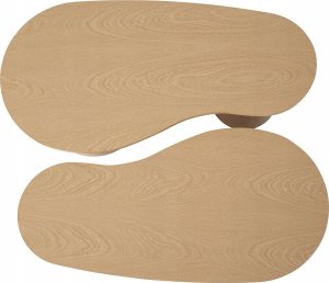 Atmosphera Zestaw stolików kawowych SOLEYA kształt, 2 sztuki 2