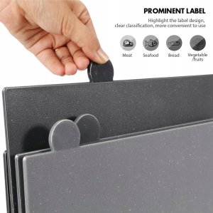 Deska do krojenia Present Time Deski do krojenia bambusowe GOURMET, 2 sztuki 3