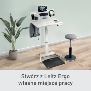 Leitz Biurko Ergo Białe 60 x 80 cm 17