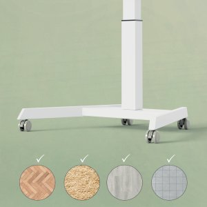 Leitz Biurko Ergo Białe 60 x 80 cm 25