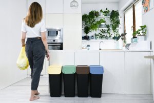 Practic Kosz na śmiecie do segregacji odpadów, 4 x 35 l 13