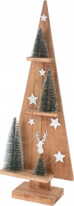 Home Styling Collection Figurka z drewna jodłowego z LED Choinka, 70 cm 1
