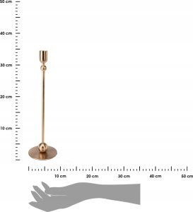 Home Styling Collection Klasyczny świecznik na jedną świecę, 33 cm 2