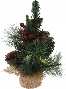 Home Styling Collection Mała choinka sztuczna z naturalnym przybraniem, 30 cm 1