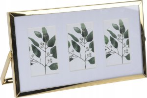 Ramka Home Styling Collection Metalowa ramka stojąca na trzy zdjęcia ramka 22 x 12 x 1 cm 2