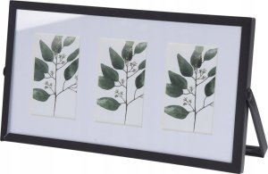 Ramka Home Styling Collection Metalowa ramka stojąca na trzy zdjęcia, passe-partout, 22 x 12 x 1 cm 1