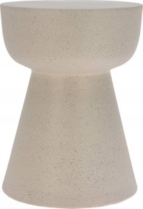 Home Styling Collection Minialistyczny stolik boczny z płyty magnezowej, stożek, 33 x 43 cm 1