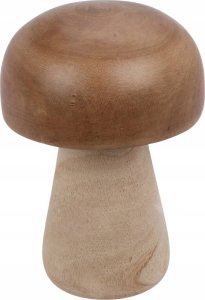 Home Styling Collection Drewniana figurka grzybek, 20 cm 1