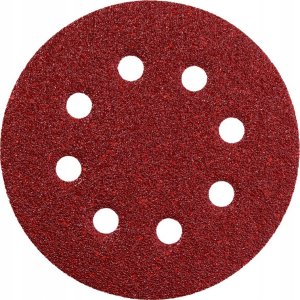 Metabo Metabo 631230000, Sanding sheet, Metal, Polyester, Stainless steel, Steel, Wood, Red, Round, 12.5 cm, 12.5 cm 1