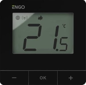 Engo Engo internetowy, bezprzewodowy regulator temperatury Wi-Fi E20i-B, czarny E20I-B 2
