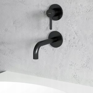 Bateria umywalkowa Omnires Omnires bateria umywalkowa podtynkowa Y czarny Y1215NBL 3