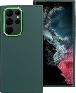 OEM Futerał FRAME do SAMSUNG S22 Ultra zielony 1