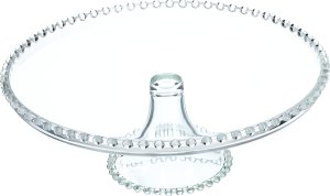 Kadax KADAX Patera Na Ciasto 32cm Szklana Torty Owoce Dekoracyjna Taca Na Nóżce 11