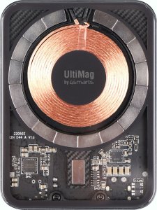 4smarts 4smarts UltiMag, 5000 mAh, Lithium Polymer (LiPo), Adaptive Fast Charging, Quick Charge 3.0, Wireless charging, Carbon 5