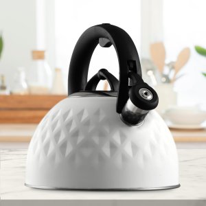 Kadax KADAX Czajnik Stalowy 2,5L indukcja Gaz Gwizdek Z Uchwytem Tradycyjny 6