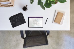 Microsoft Microsoft Surface Pro Signature Keyboard with Slim Pen 2, AZERTY, Belgian, Touchpad, Microsoft, Surface Pro 8 Surface Pro X, Black 1