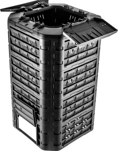 Kadax KADAX Kompostownik Czarny Ogrodowy modułowy mrozoodporny Na Nawóz Zbiornik 1250L 4