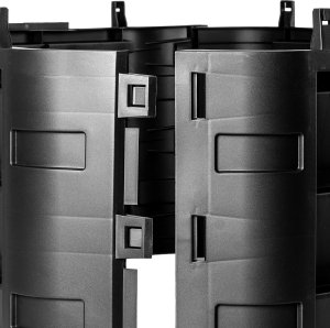 Kadax KADAX Kompostownik Czarny Ogrodowy modułowy mrozoodporny Na Nawóz Zbiornik 1250L 10