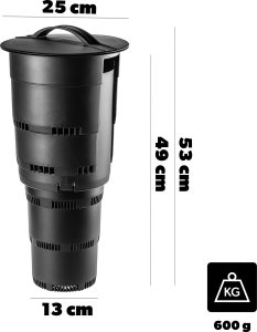 Kadax KADAX Kompostownik Podziemny 11L modułowy Kompost Ogrodowy Odpady Do Wkopywania 2