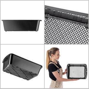 Kadax KADAX Sitko Sito Ogrodowe 40cm Do Przesiewania Regulowane Ziemi Kompostu Kamieni 10