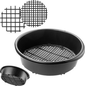 Kadax KADAX Sitko Sito Ogrodowe 37cm Do Przesiewania Regulowane Ziemi Kompostu Kamieni 3