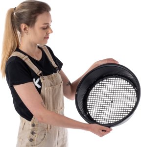 Kadax KADAX Sitko Sito Ogrodowe 37cm Do Przesiewania Regulowane Ziemi Kompostu Kamieni 9