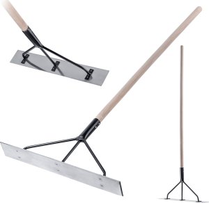 Kadax KADAX Listwa Packa Zgarniająca 625x90mm Do Betonu Wylewek Rozprowadzająca Trzonek 1