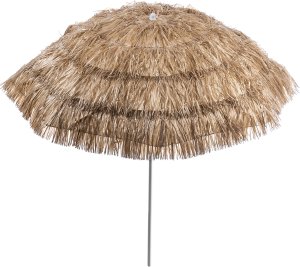 Kadax KADAX Parasol Ogrodowy Plażowy Hawajski Regulowany Składany Taras Balkon 155cm 5